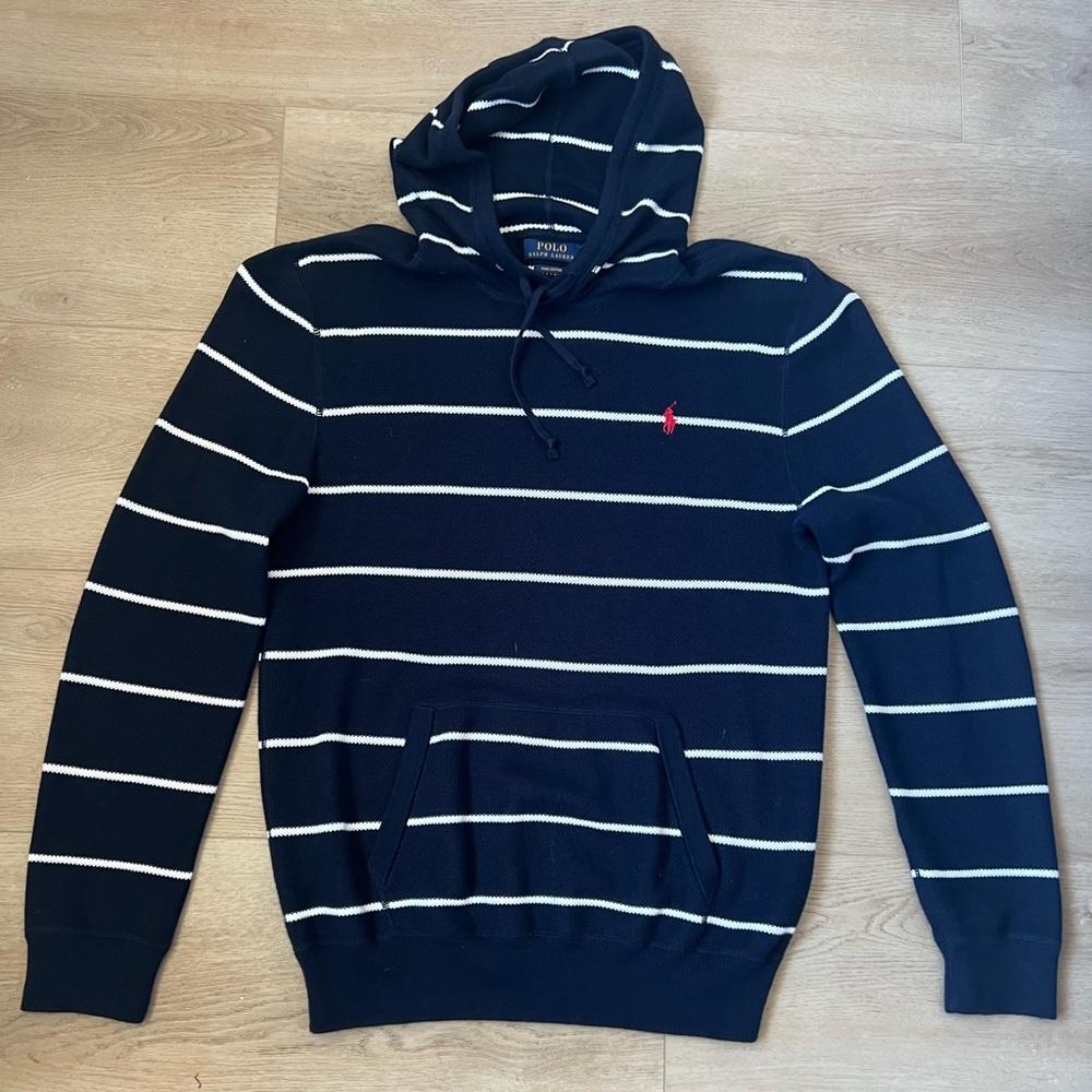 Polo hooded sweater (Men’s L fits snug)